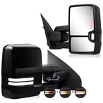 Power Folding Towing Mirror Compatible With 2014-2018 Chevy Silverado Black. Fixed Price $509.99.