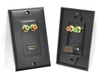 Pyle Home Hdmi/stereo Dual Rca Audio Combo Wall Plate PHDMRBC2. Fixed Price $10.99.
