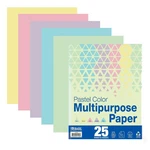 Bazic 25 Ct. Pastel Color Multipurpose Paper, Pack Of 24. Fixed Price $54.89.