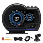 , Qiilu Car OBD2+ Smart Gauge Hud Speedometer Turbo Rpm Alarm For Truck. Fixed Price $51.47.