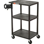A/v Presentation Station 24X18X41 Luxor Corp LE42-B Black 812552012598. Fixed Price $185.30.