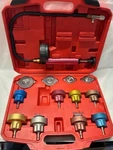 Jifetor 14PCS Radiator Pressure Tester Tool Kit Aluminium Pump & (TDW035654). Fixed Price $49.99.