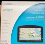Omnitech Portable Gps Navigation System Model No. 16878-US 4.3 Touch Screen. Fixed Price $35.00.