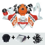 Red Orange White Fairing Kit For 2008-2011 Honda CBR1000RR Injection Bodywork. Fixed Price $364.95.