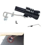 Dewhel Universal Aluminum Turbo Sound Exhaust Muffler Pipe L-black,. Fixed Price $14.99.