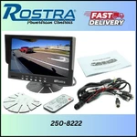 Rostra 250-8222 7" Monitor W/ Pedestal Mount 4 Video Inputs Quad View. Fixed Price $149.00.