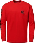 Cummins Long-sleeve T-shirt Wordmark Crew Neck Red. Fixed Price $32.21.