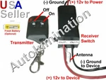 Dc Volt Relay Wireless Rf Remote Control Switch Transmitter Receiver. Fixed Price $25.99.