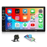 Camecho Car Radio Double Din Stereo 7" Lcd Touch Screen In-dash Head Unit.... Fixed Price $56.63.