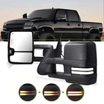 For 2003-2006 Chevy Silverado &gmc Sierra Smoked Switchback Heated Tow Mirrors. Fixed Price $170.99.