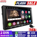 Atoto A6 7" 2 Din Stereo Gps Track Navi Unit Wireless Android Auto & Carplay. Fixed Price $199.99.
