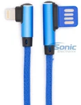 Belva BLC1BL Blue Right Angle 3.28FT Car Audio Power Usb Lightning Cable Wire. Fixed Price $10.99.