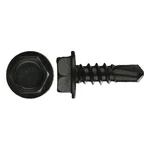 #8 3/4" Steel Black Hex Washer Head Self-drilling Tek Screws 500 Pieces. Fixed Price $32.58.