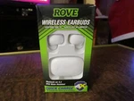 Rove Rvtwswht Wireless Earbuds Bluetooth 5.3 Headphones (new). Fixed Price $12.00.