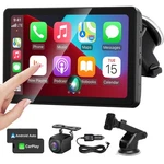 7" Wireless Carplay Screen Stereo Compatible Apple Android Au.... Fixed Price $56.30.