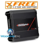 Soundigital EVOX2 400.2 4-OHM Mini 2-CHANNEL 400W Rms Motorcycle Amplifier New. Fixed Price $199.99.