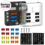 6 Way Fuse Block Box 12V/24V Dc, Atc/ato Panel With Led Indicator For Marin. Fixed Price $19.14.