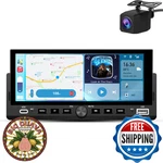 Pyniro Single Din Stereo 6.86" Touchscreen Carplay Android Auto Bluetooth. Fixed Price $82.48.