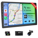 Haudio 10.1" Double Din Stereo With Apple Carplay & Android Auto, Touchsc.... Fixed Price $138.60.