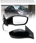 For 2011-2014 Sonata Powered Adjust Driver Left Side View Door Mirror HY1320165. Fixed Price $19.99.