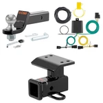 Curt 13133 Trailer Hitch 2IN Receiver, Wiring, Ball Mount, Lock. Fixed Price $273.99.