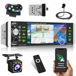 Single Din Touchscreen Radio Carplay Android Auto 5.1" Stereo W/backup Cam. Fixed Price $93.66.
