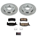 Disc Brake Pad And Rotor Kit-stock Replacement Rear Power Stop KOE1501. Fixed Price $145.99.