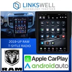 Linkswell TS-DGPU12-1RR-5S / T-style (tesla Radio) For 2019-UP Ram Trucks. Fixed Price $1399.95.
