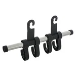 Maxsa Innovations 25534 4-HOOK Car Headrest Hanger, Chrome. Fixed Price $30.73.