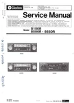Clarion 8100R, 8500R, 8550R, Am/fm Cassette, Original Service Manual. Fixed Price $20.00.