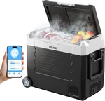Portable Car Refrigerator -4 68 F, 48QT Dual Zone Cooler With App Control. Fixed Price $398.99.