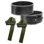 Victor Fitness Vqbbks Medium Belt + 24" Green Wrist Strap Combo. Fixed Price $45.98.