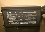 Apevia Prestige ATX-PR600W 80 Plus Gold Certified Psu. Fixed Price $30.00.