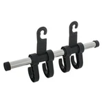 Maxsa Innovations 25534 4-HOOK Car Headrest Hanger Chrome Organizer. Fixed Price $30.73.