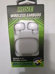 Rove Wireless Earbuds Whit. Fixed Price $29.99.