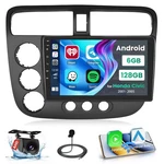 8-CORE 6+128G Hikity Android 15 Car Stereo For 2001-2005 Honda Civic Radio .... Fixed Price $242.36.