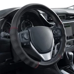 Motor Trend Faux Leather Steering Wheel Cover Standard 15 Inch Size Comfort Grip. Fixed Price $27.55.