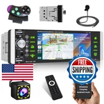 Single Din Touchscreen Stereo Radio, Carplay & Android Auto, 5.1" Display. Fixed Price $86.17.