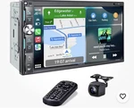 Sjoybring JOY-W018 7 Inch Double Din Car Stereo Backup Camera. Fixed Price $200.00.