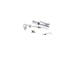 Dewhel Universal Aluminum Turbo Sound Exhaust Muffler Pipe Xl-silver,. Fixed Price $15.25.