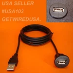 Usa Seller. Flush Mount Aux Usb Dock Custom Adapter Dashboard Panel 2.0 Port Kit. Fixed Price $13.95.