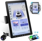 Haudio 360 Rotable Radio, 1 Din Bluetooth Stereo With Wireless Carplay. Fixed Price $120.84.