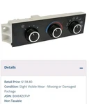 Hvac Control Module Dorman 599-217. Fixed Price $48.00.