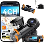 Vantrue N5S 4 Channel 360 Dash Cam ,starvis 2, 5GHZ Wifi, Gps,with Hardwire Kit. Fixed Price $345.08.