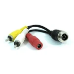 Rostra 250-8929 4-PIN Camera Video Output Cable Din To Rca Sentry Pro-grade 12V. Fixed Price $19.95.