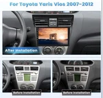 Roinvou 4G+64G Radio For Toyota Yaris Vios 2007-2012 With Wireless Carplay. Fixed Price $102.35.