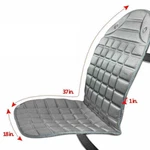 12V Car Heated Seat Cover Cushion Warmer Heating Pad Backrest Winter Universal. Fixed Price $15.99.