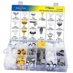 Oautoo 178PCS Body Side & Exterior Trim Rocker Molding Clips Assortment For Gm. Fixed Price $58.53.