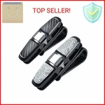 Finegood 2 Pack Glasses Holders For Car Sun Visor, Clip With Rhin. Fixed Price $13.28.