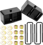 3" Rear Leveling Lift And Block Kit W/extended Square Leaf Spring U-bolts Fit Fo. Fixed Price $74.85.